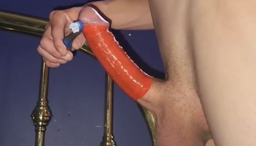toothbrush to cum